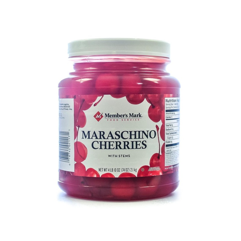 Maraschino Cherries with Stems – 74 Ounce Jar (4.63 Pound) | Premium Quality | Perfect for Cocktails and Desserts