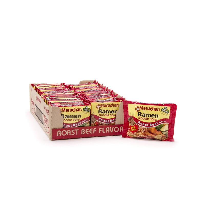 Maruchan Ramen Roast Beef – 3 oz (Pack of 24)