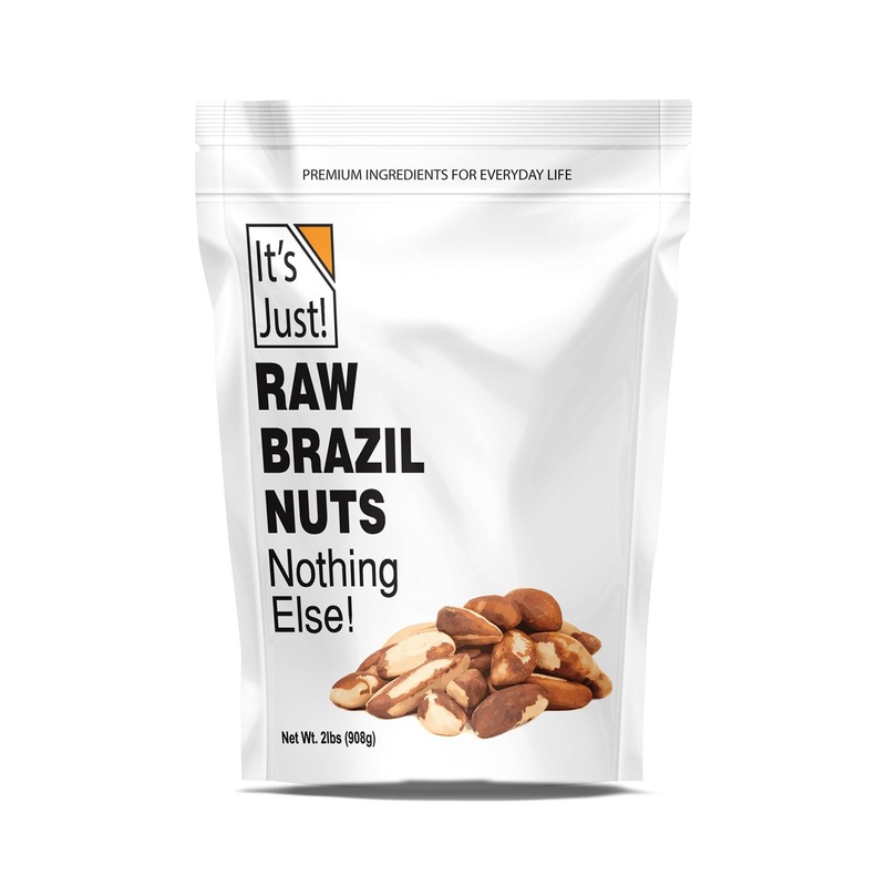 Raw Brazil Nuts 2lb – Large Premium Unsalted Non-GMO Keto Friendly Vegan Snack | Freshly Packaged in USA | No PPO | 32oz