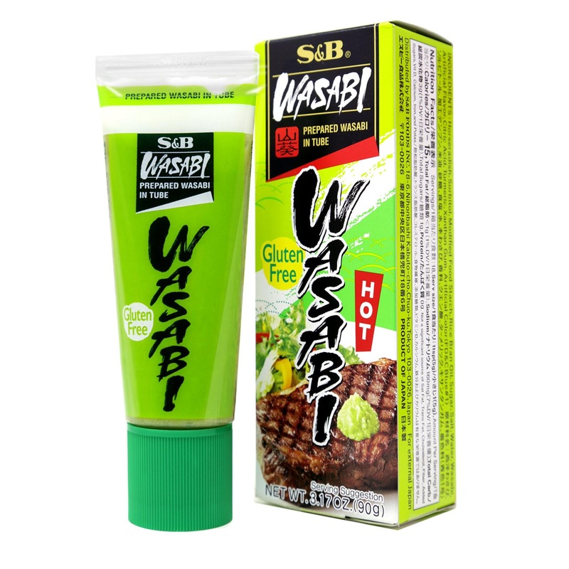 Family Size Prepared Wasabi in Tube 3.17 oz with Bamboo Chopstick – 1 Pack