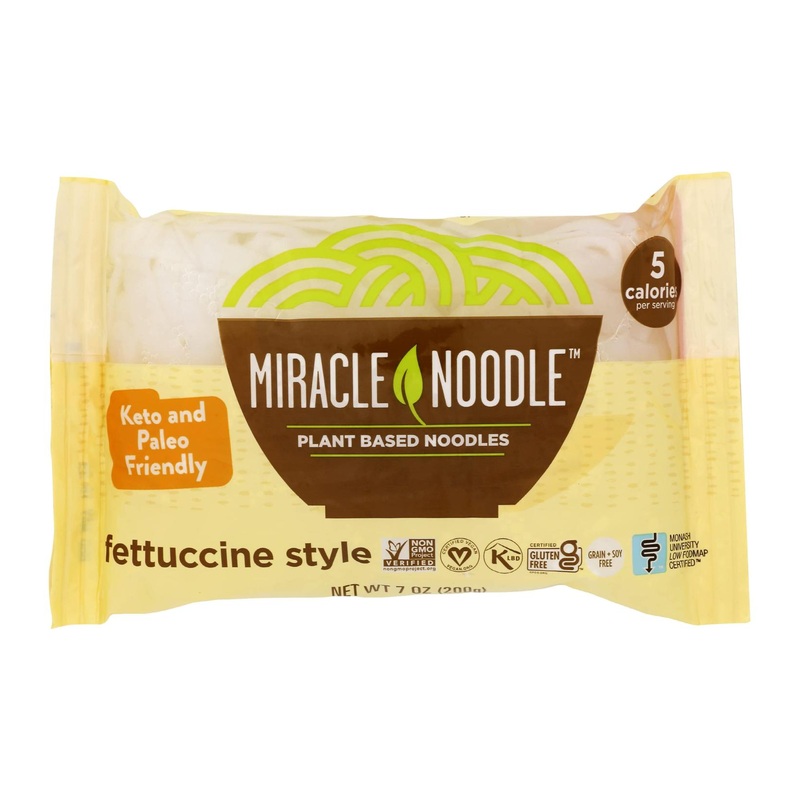 Miracle Noodle Fettuccini Noodles 7 oz (Pack of 1) – Standard Packaging