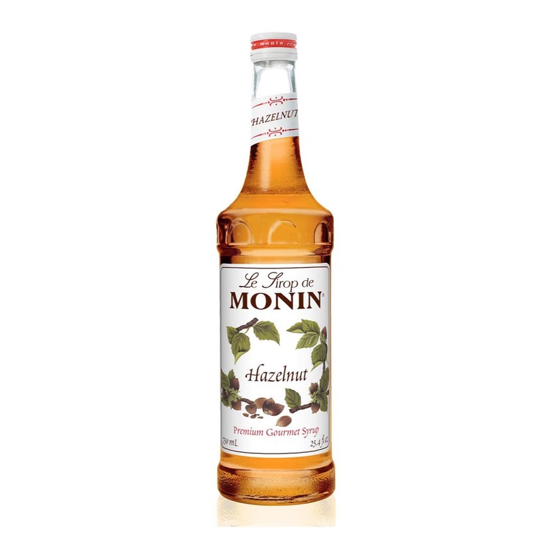 Monin Hazelnut Syrup 750ml – Nutty Caramelized Flavor for Mochas, Lattes & Cocktails | Non-GMO & Gluten-Free