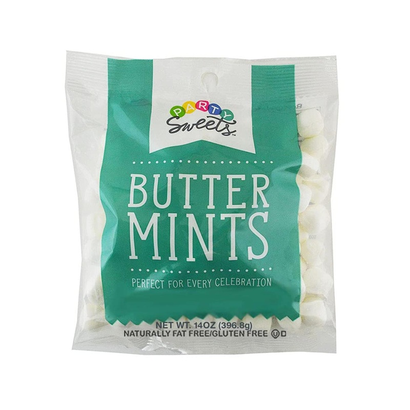 Party Sweets White Buttermints – 14 Ounce Pack from Hospitality Mints (Appx. 100 Pieces) | Perfect for Events and Celebrations