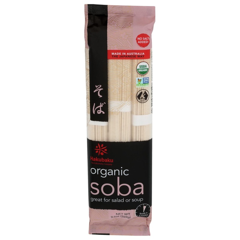 Hakubaku  Made in Australia The Japanese Way  Organic Soba  9.5 oz