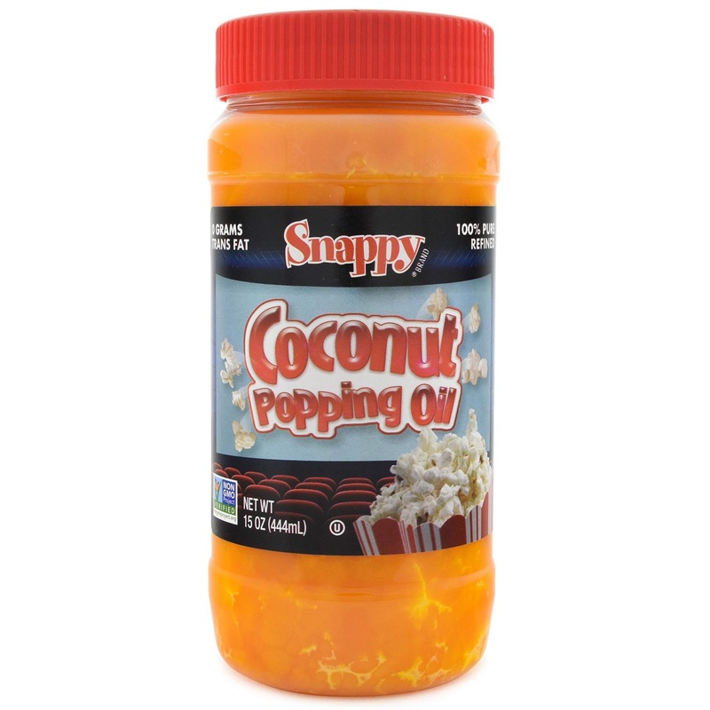 Snappy Coconut Popping Oil – 15 oz | Pure Colored & Non-GMO