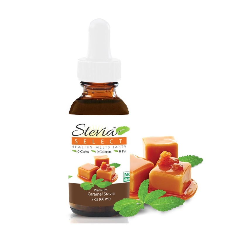 Stevia Select Liquid Stevia Drops – Caramel Flavor, 2 Oz | Keto-Friendly & Zero Calorie Sweetener