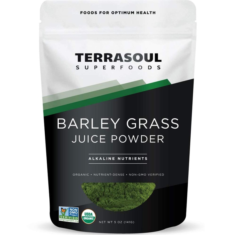 Terrasoul Superfoods Organic Barley Grass Juice Powder – 5 oz