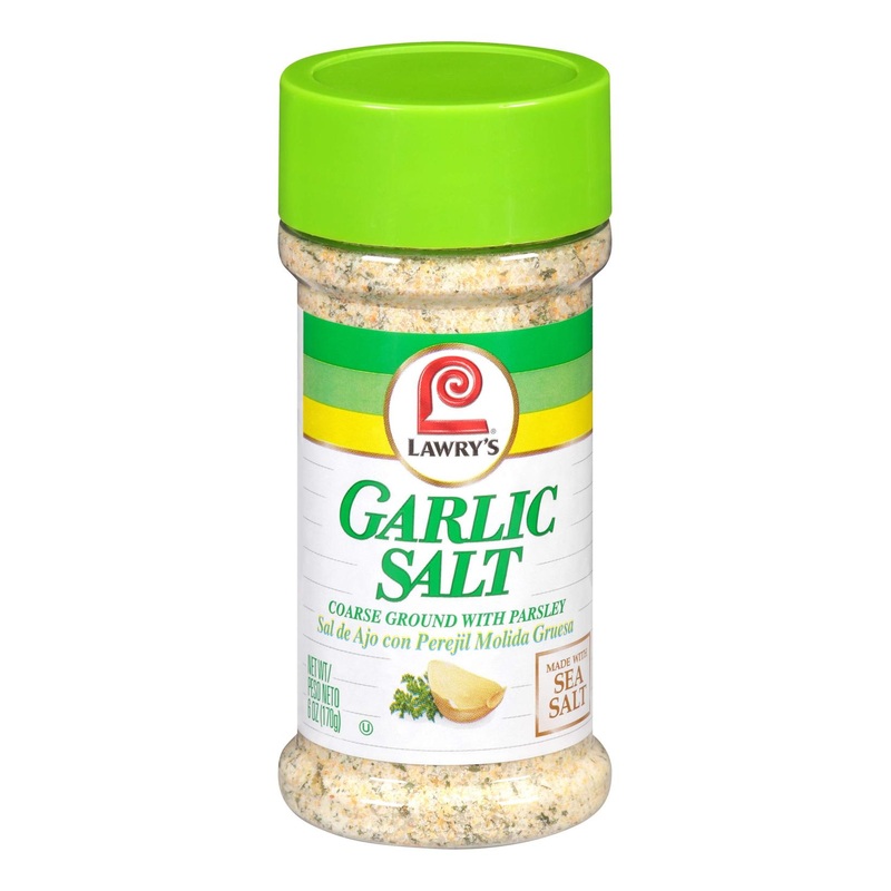 Lawry’s Coarse Ground Garlic Salt with Parsley 6 oz – Premium Seasoning