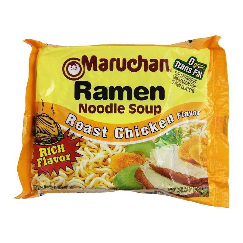 Maruchan Ramen Roast Chicken 3.0 Oz – Pack of 24 | Bulk Instant Noodle Soup