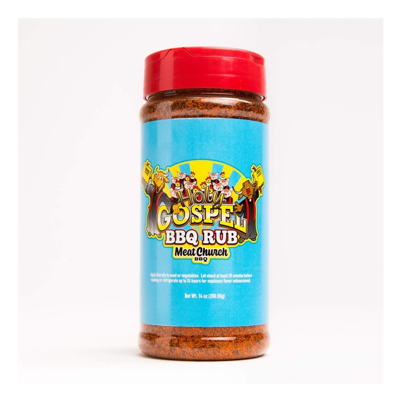 Meat Church Holy Gospel BBQ Rub 14oz – Premium BBQ Seasoning for Meat Enthusiasts