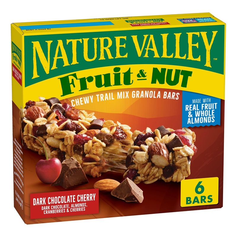Nature Valley Fruit and Nut Granola Bars – Dark Chocolate Cherry 6 Count