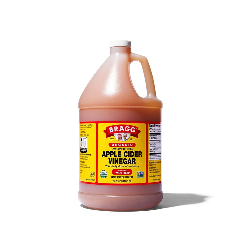 Organic Raw Apple Cider Vinegar Unfiltered Bragg 1 Gal (128oz) – Premium Liquid