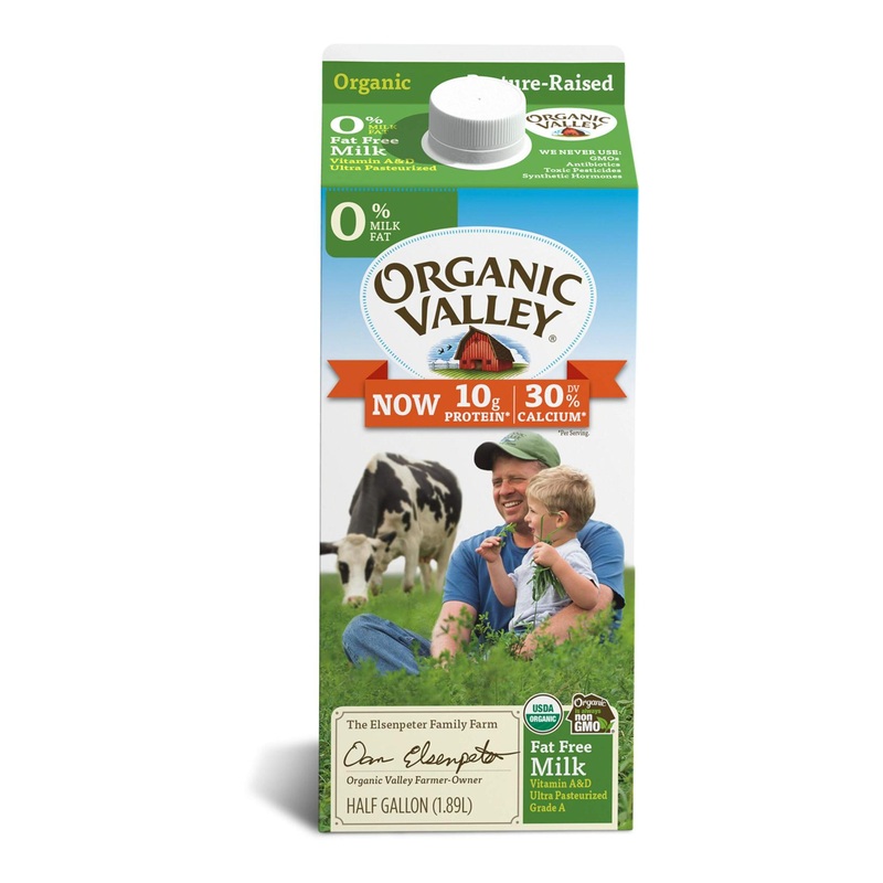 Organic Valley Fat Free Milk – Ultra Pasteurized, Organic & Dairy-Friendly