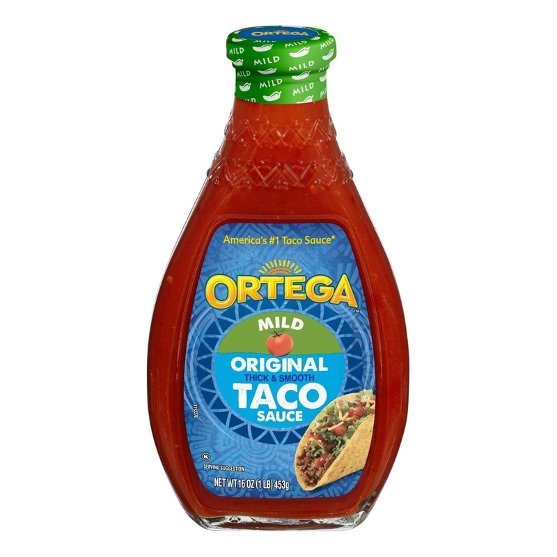 Ortega Original Mild Taco Sauce – 16 Ounce | Smooth & Thick | 1 Pack