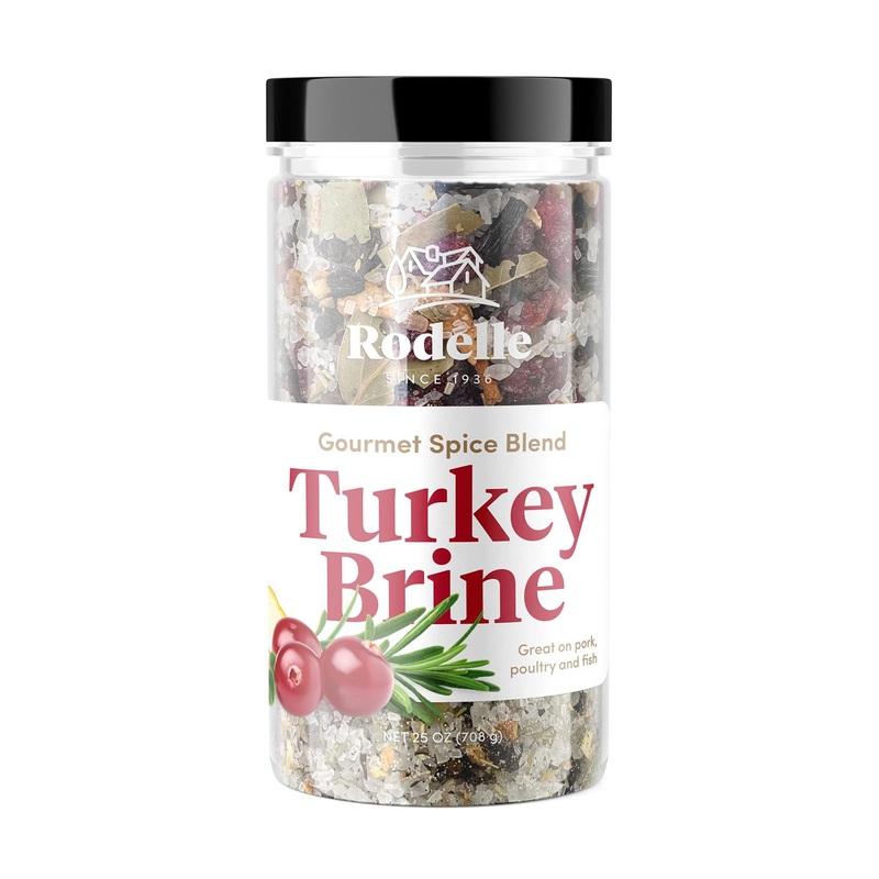Rodelle Turkey Brine Gourmet Spice Blend 25 oz (Pack of 1)