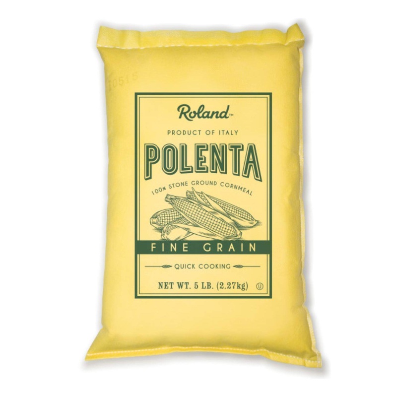 Roland Fine Grain Yellow Polenta from Italy – 5 Lb Bag | Authentic Italian Polenta