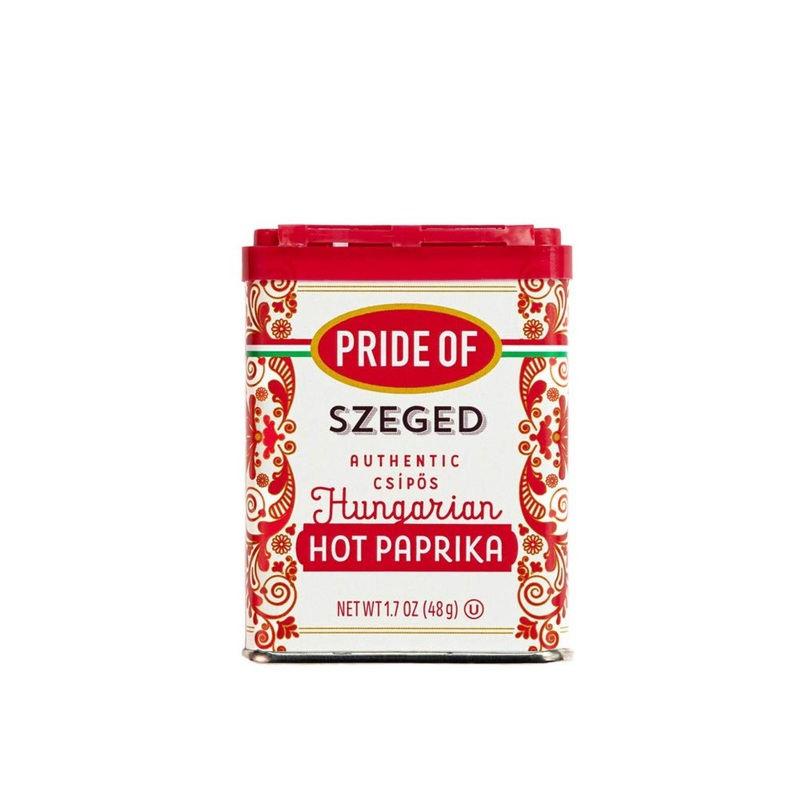 Authentic Pride Of Szeged Hungarian Hot Paprika – Gluten Free, Kosher, Non-GMO, 1.7 oz