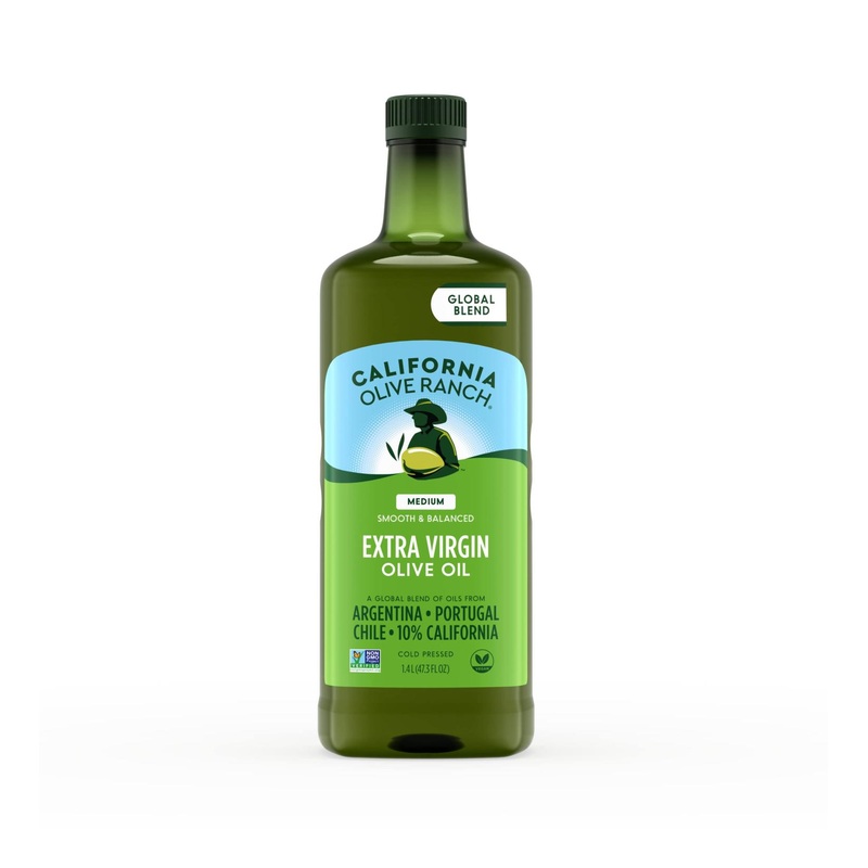 California Olive Ranch Global Blend Medium Extra Virgin Olive Oil – 1.4L (47.3 Fl Oz) | Premium Quality