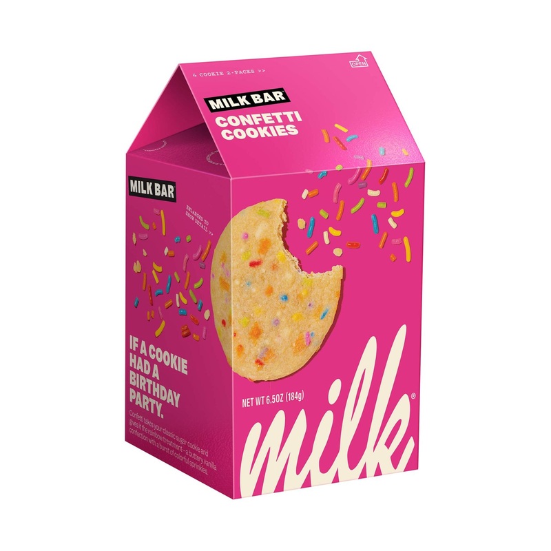 Milk Bar Confetti Cookies – Soft-Baked, Individually Wrapped, No Artificial Ingredients – 6.5oz