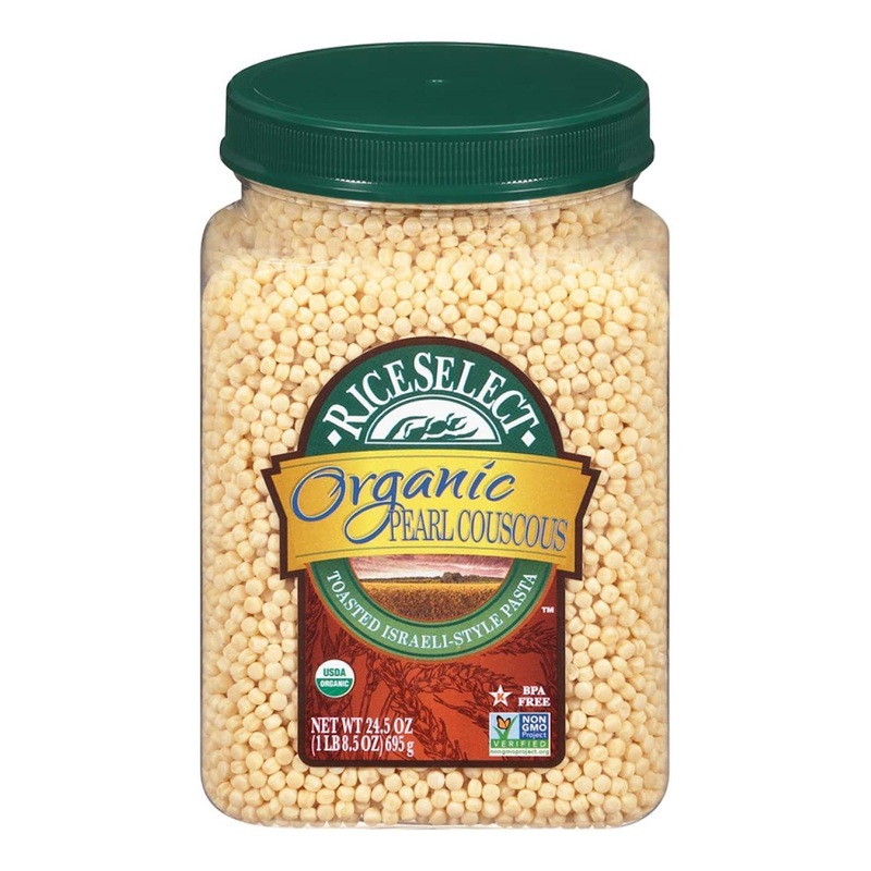 RiceSelect Organic Pearl Couscous – 24.5 oz | Plain, Gluten-Free & Nutritious