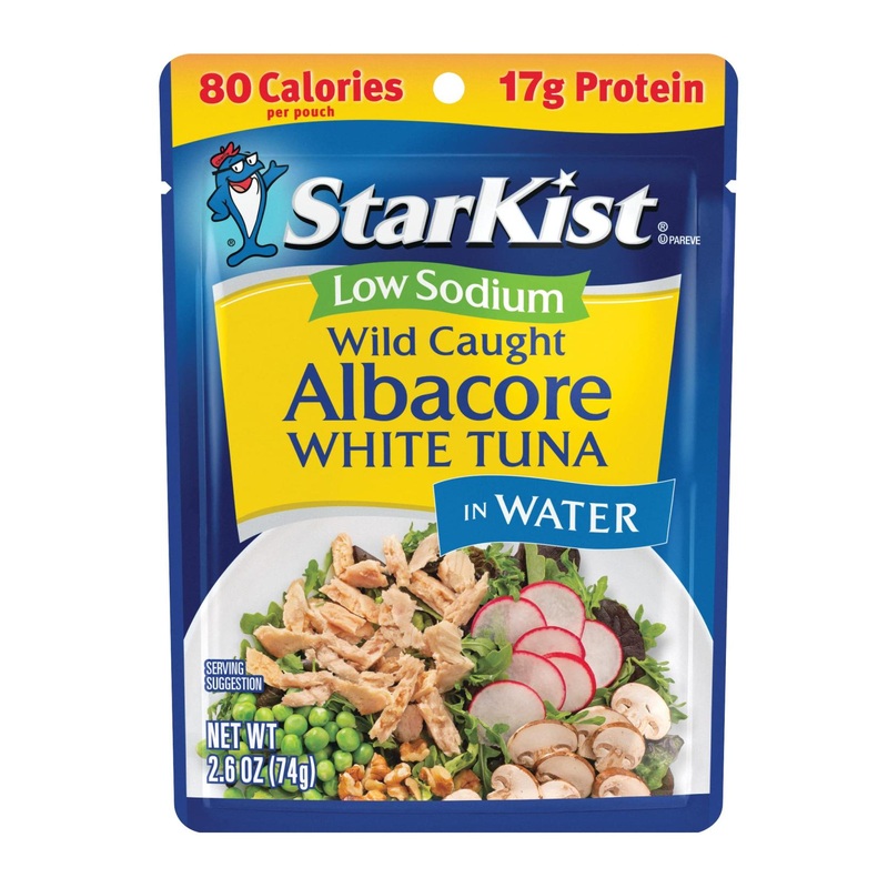 StarKist Low Sodium Albacore Tuna in Water 2.6 oz – Pack of 24 | Healthy Low Sodium Albacore Tuna in Water 2.6oz (24 Pack)