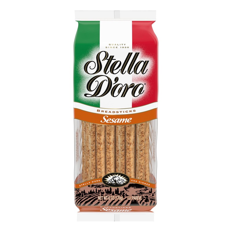Stella D’oro Breadsticks  Sesame  6 Oz SESAME 6 Ounce (Pack of 1)