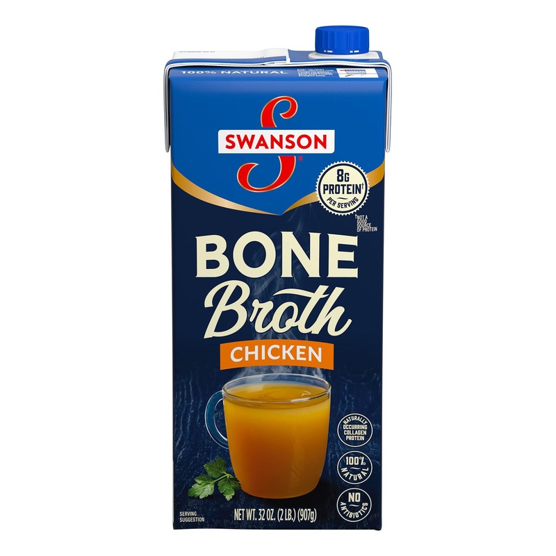 Swanson Chicken Bone Broth 32 oz Carton – 2 lb Pack
