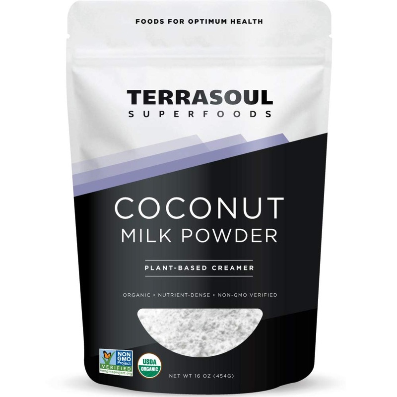Terrasoul Superfoods Organic Coconut Milk Powder 16 Oz – Plant-Based Creamer | Keto Friendly