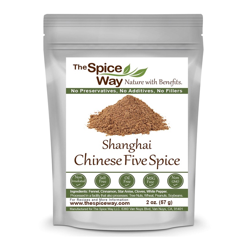 The Spice Way Shanghai Chinese Five Spice – A Traditional Chinese 5 spice seasoning ( 2 oz ) for Asian style dishes with the Chinese staples including pepper. All-purpose No preservatives No Salt