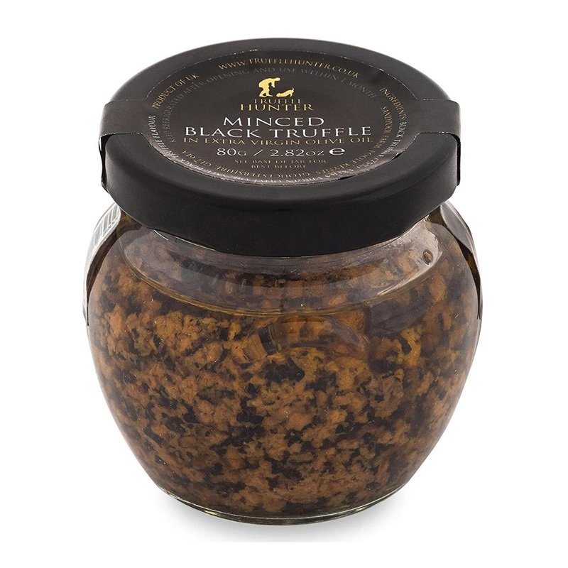 TruffleHunter Minced Black Truffle in Extra Virgin Olive Oil – 80g (2.82 Fl Oz) | Pack of 1