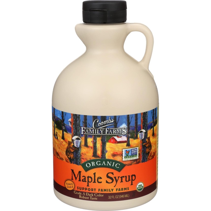 Coombs Family Farms Organic Maple Syrup – Grade A Dark Color, Robust Taste, 32 Fl Oz