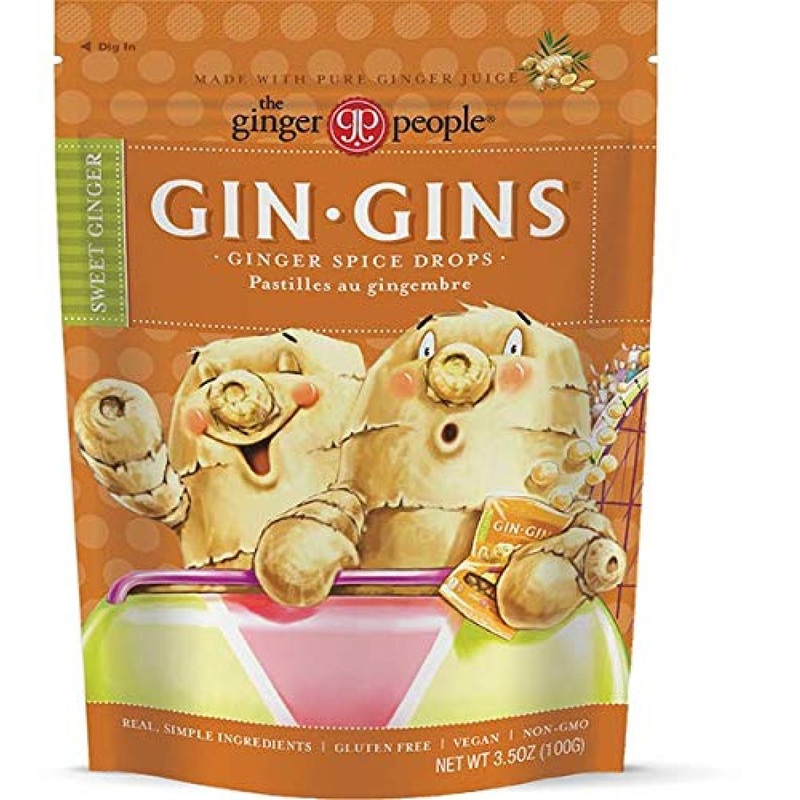 Ginger People Gin Gins  3.5 oz Ginger Spice Drops | Natural Candy & Wellness