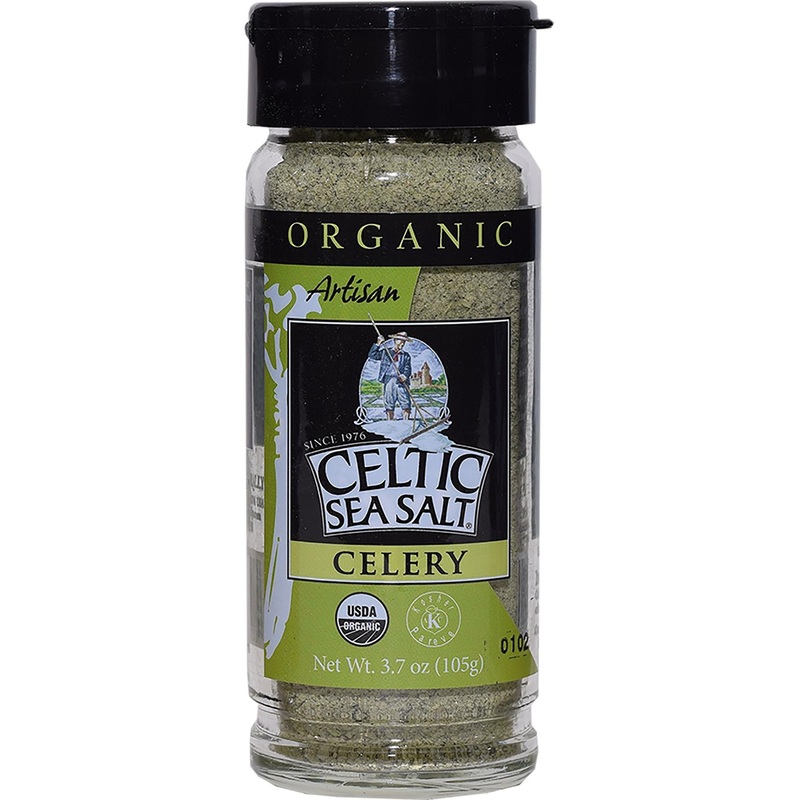 Gourmet Organic Celery Salt Blend – Celtic Sea Salt Seasoning, 3.7oz | Bold Herb Flavor for Cooking