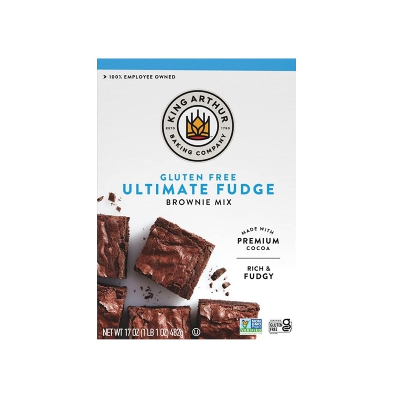 King Arthur Gluten Free Fudge Brownie Mix – 17 oz, Non-GMO, Kosher, Certified Gluten-Free
