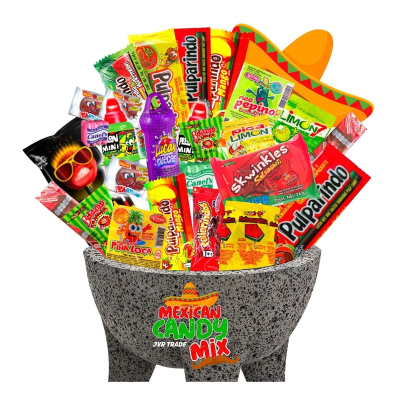 Mexican Candy Mix Assortment – 42 Count Dulces Mexicanos Variety | Spicy & Sweet Snacks by JVR TRADE