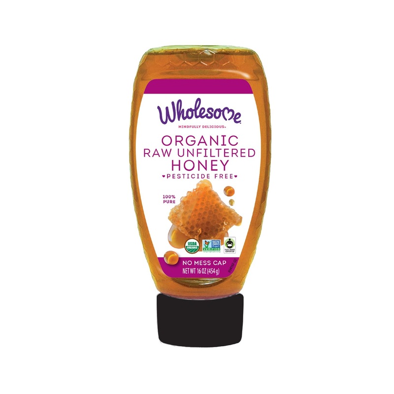 Organic Raw Unfiltered Honey – 16oz Squeeze Bottle | Non-GMO, Pesticide Free, Fair Trade