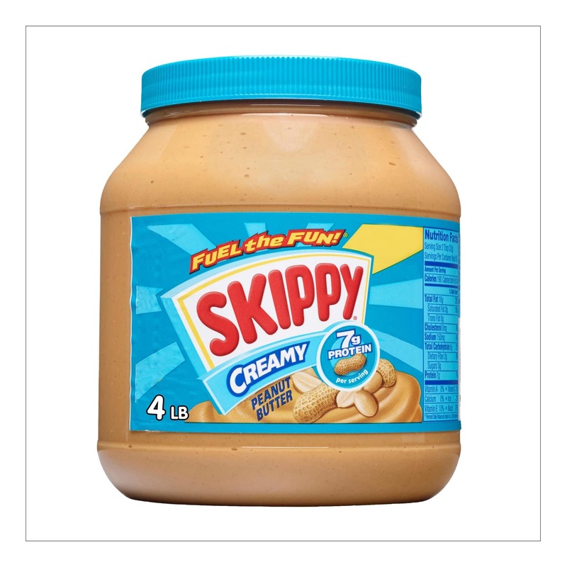 SKIPPY Creamy Peanut Butter – 7g Protein – 64 oz Jar