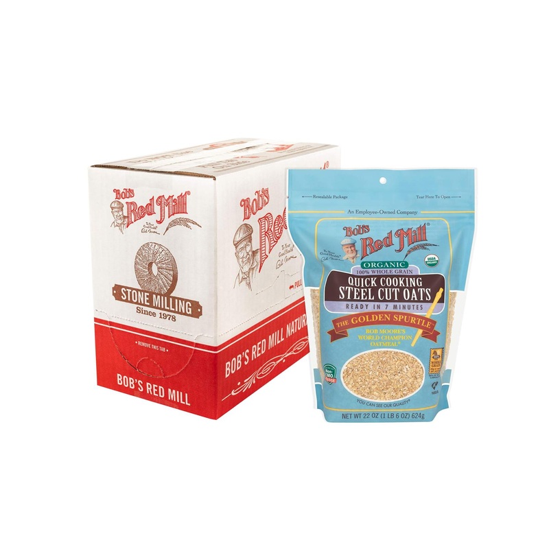 Bob’s Red Mill Organic Quick Cooking Steel Cut Oats 22 Oz