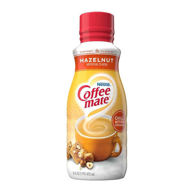 Coffee Mate Hazelnut Liquid Creamer 16 oz – 6 Count | Rich & Creamy Flavor