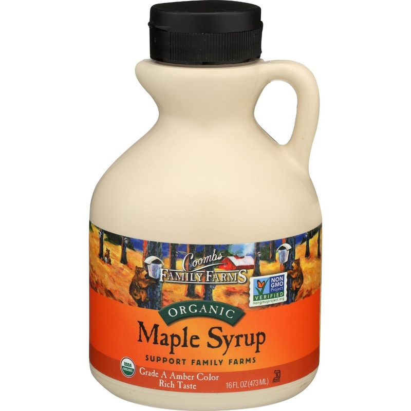 Coombs Family Farms Organic Maple Syrup Grade A Amber – 16 Fl Oz | Rich Flavor