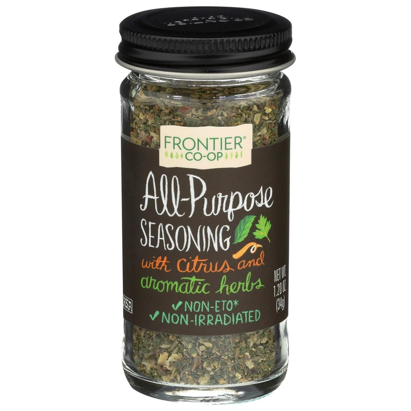 Frontier All-Purpose Seasoning with Citrus & Herbs – 1.20 oz | Natural Flavor Boost