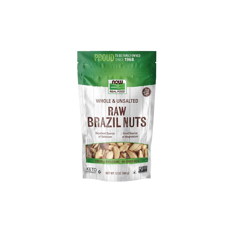 GoSupps.com – Now Foods Real Food Raw Brazil Nuts Whole Unsalted 12 oz (340 g)