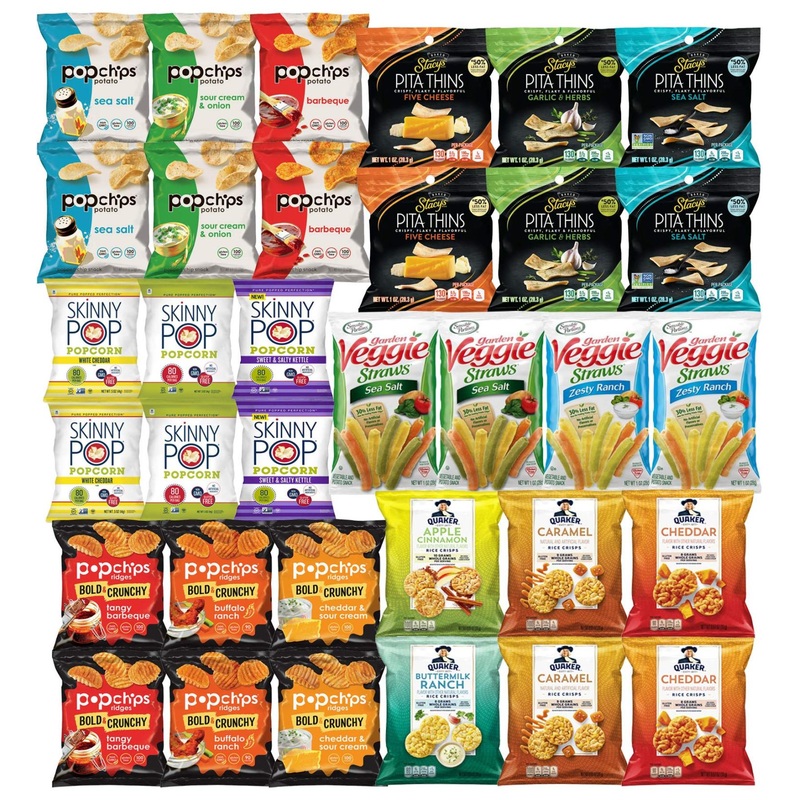 Healthy Snack Variety Pack for Adults – 34 Count Care Package | Bulk Assortment