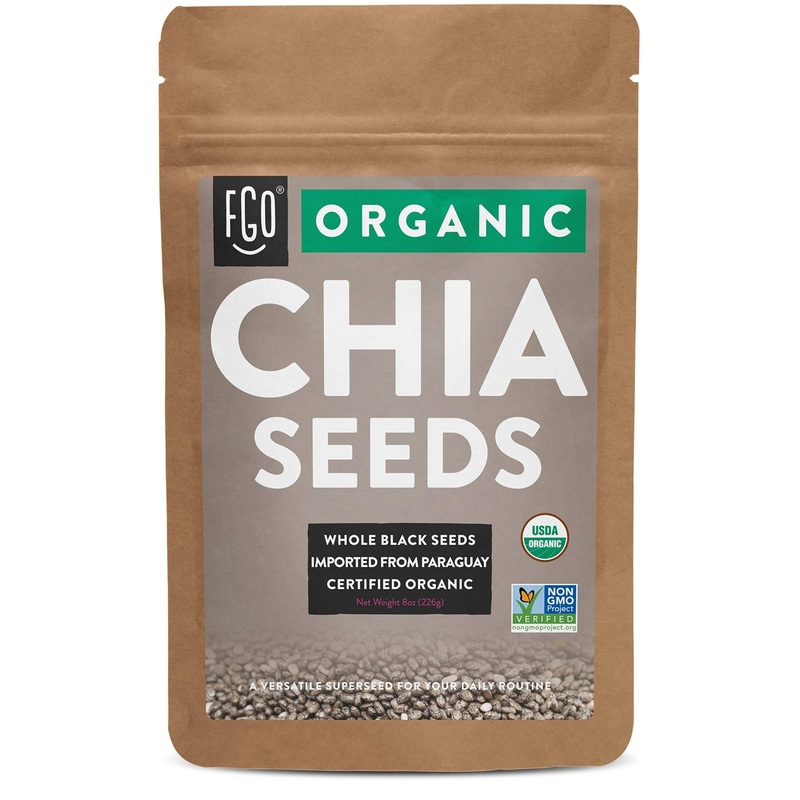 Organic Chia Seeds – 8oz Resealable Bag | Imported from Paraguay