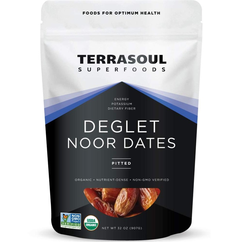 Organic Deglet Dates 2 lbs – Pitted Natural Sweetener | Terrasoul Superfoods