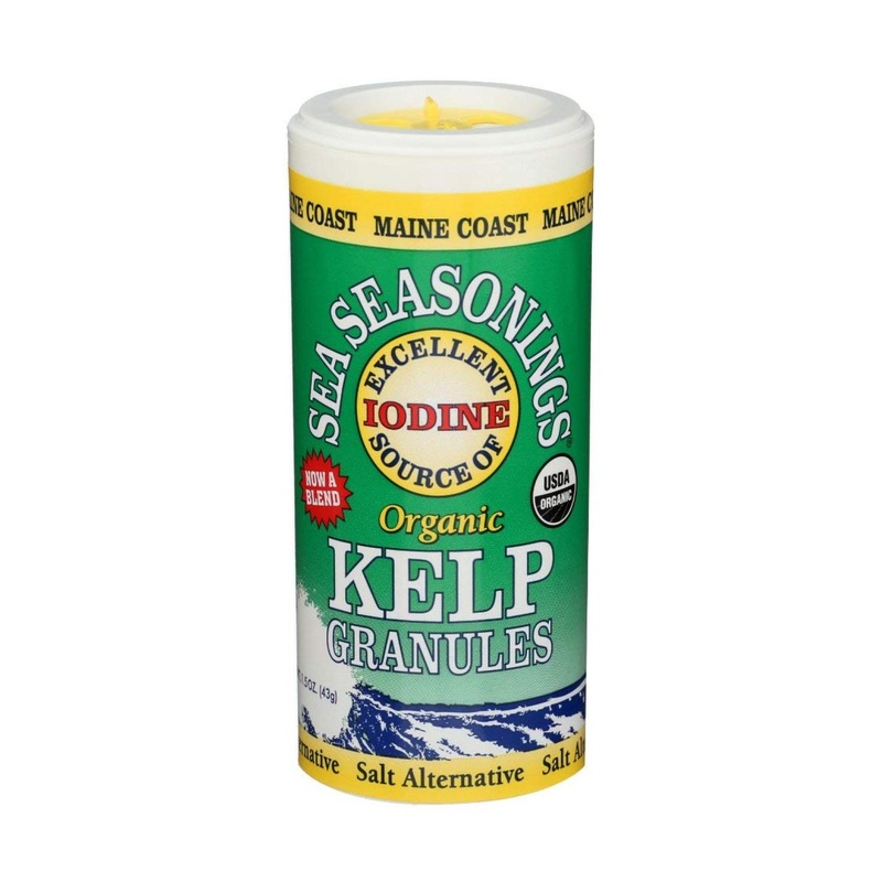 Organic Kelp Granules 1.5 oz – Sea Seasonings Shaker for Healthy Cooking