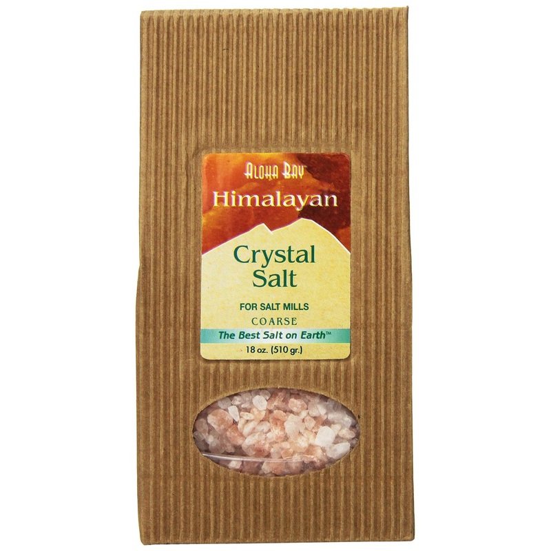Aloha Bay Himalayan Crystal Salt Coarse 18 oz – Pure Natural Flavor Enhancer