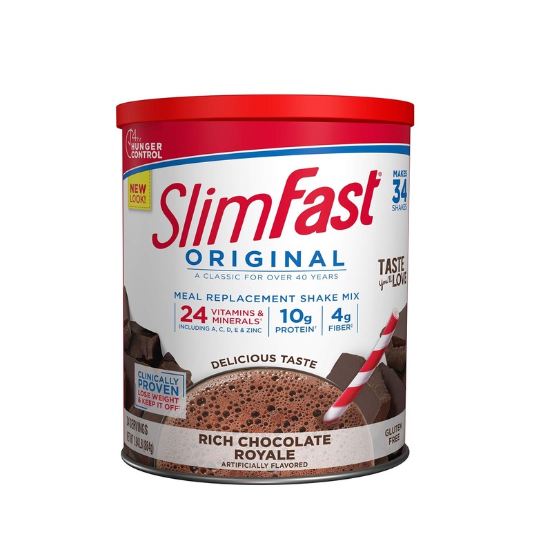 Buy SlimFast Original Rich Chocolate Meal Replacement Shake Mix – 34 Servings