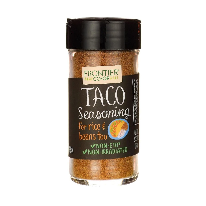 Frontier Natural Products Taco Seasoning 2.33 oz – Organic & Gluten-Free Spice Mix