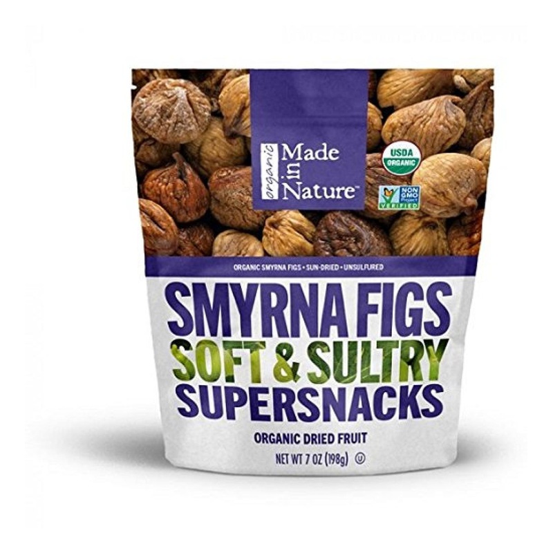 Organic Dried Smyrna Figs – Made in Nature Soft & Sultry Supersnacks 7 oz